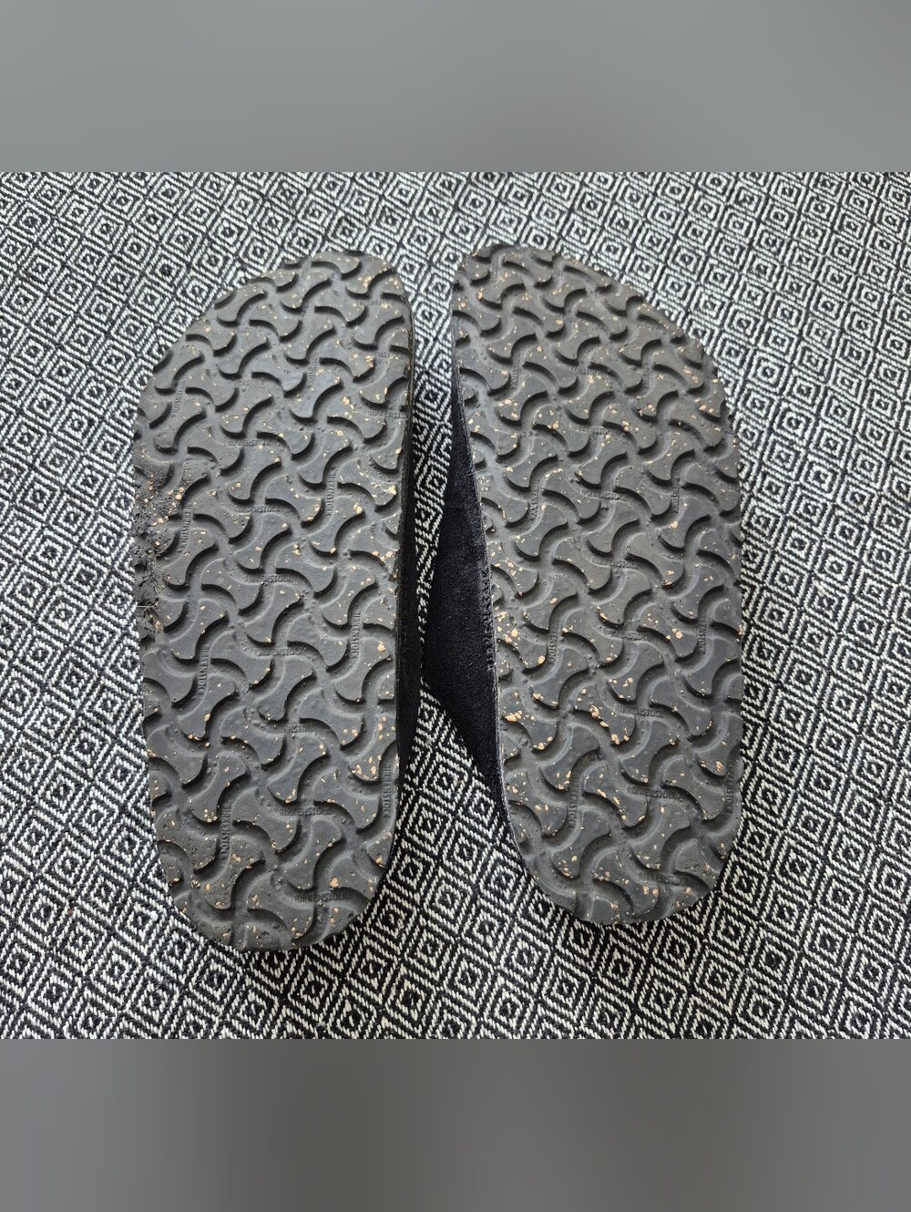 Birkenstock Zermatt Black Suede Mules / Slippers Size 9 (40) - Picture 10 of 11